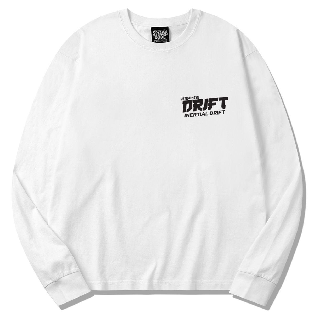 스플래시코드(SPLASHCODE) 롱슬리브 화이트 - 드리프트(Drift)