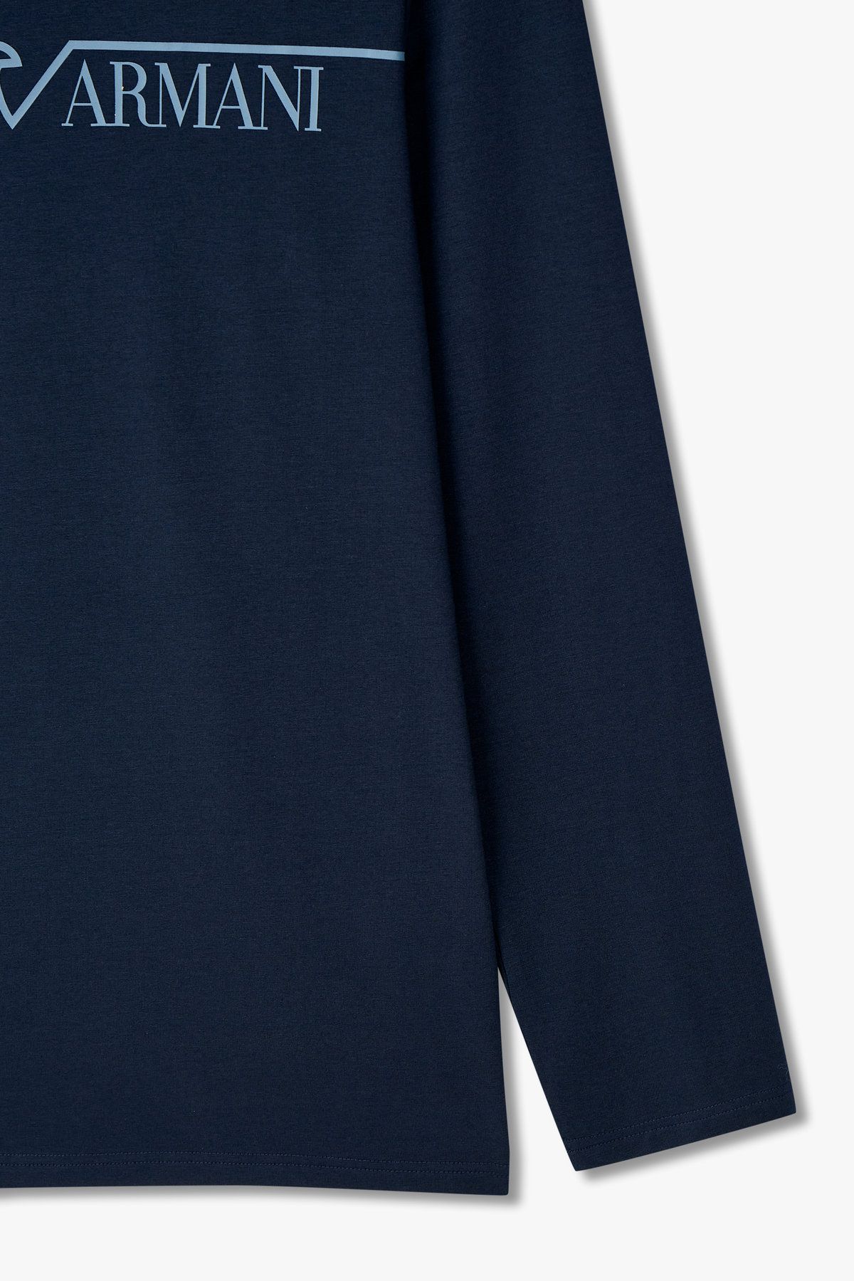 엠포리오 아르마니 언더웨어(EMPORIO ARMANI UNDERWEAR) 남성 이글 라인 로고 라운지 티셔츠_마린 0814336004