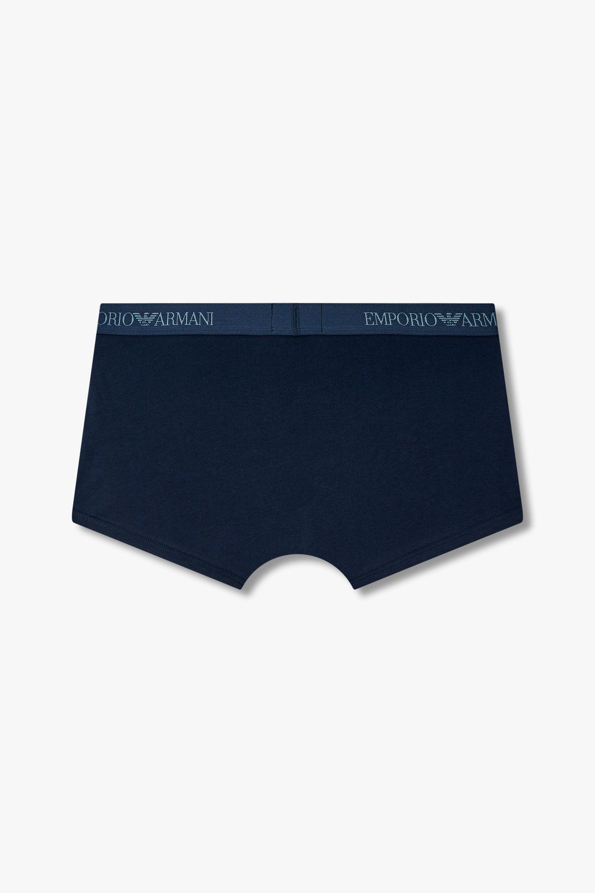엠포리오 아르마니 언더웨어(EMPORIO ARMANI UNDERWEAR) 남성 로고 밴딩 코튼 드로즈_마린 0814312319