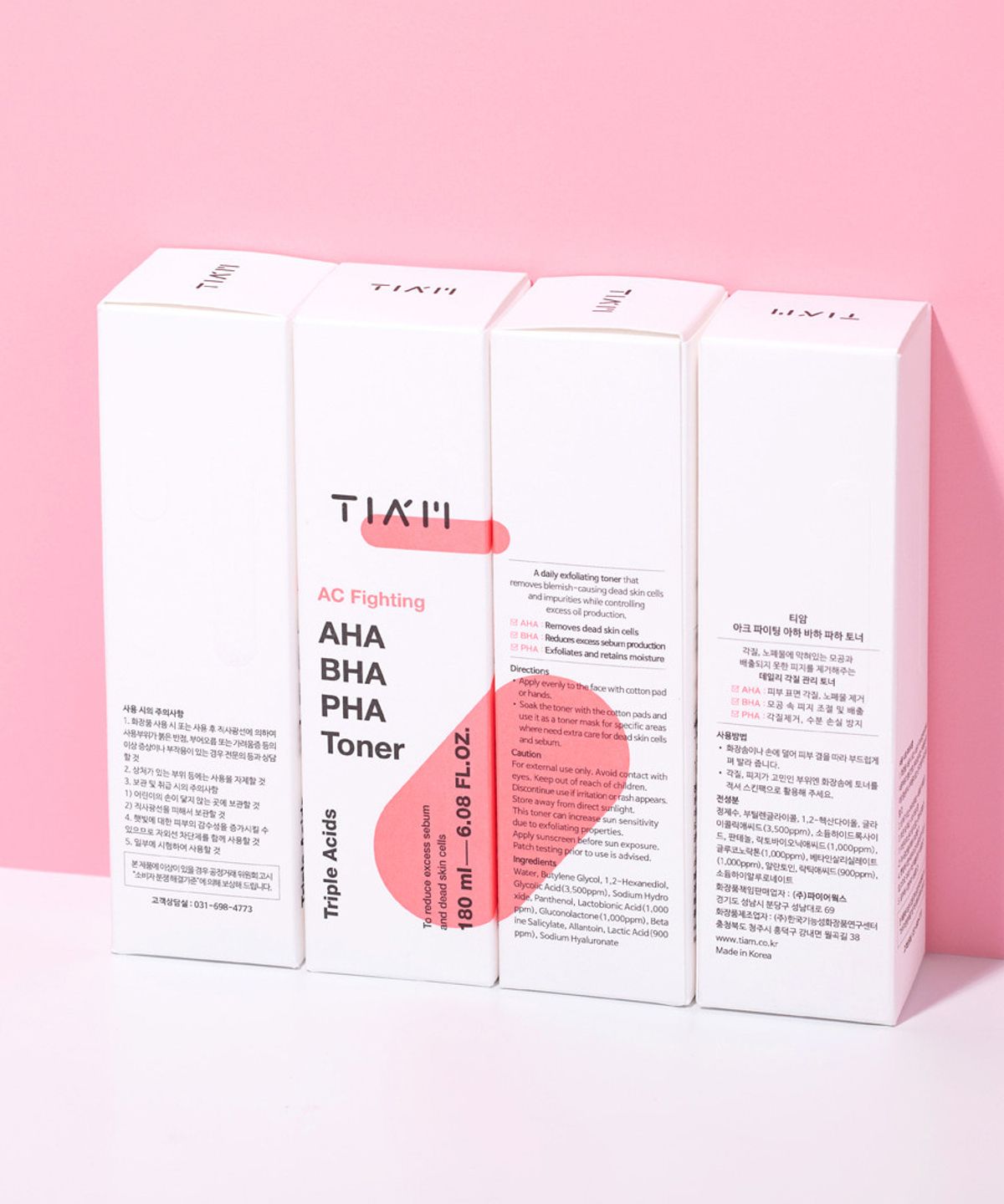 티암(TIAM) 아크파이팅 아하 바하 파하 토너 180ml