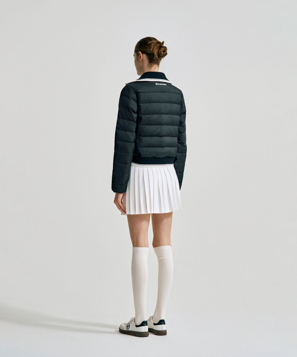 세르지오 타키니(SERGIO TACCHINI) W 쿠쉬웜 크롭 경량다운 (Black)