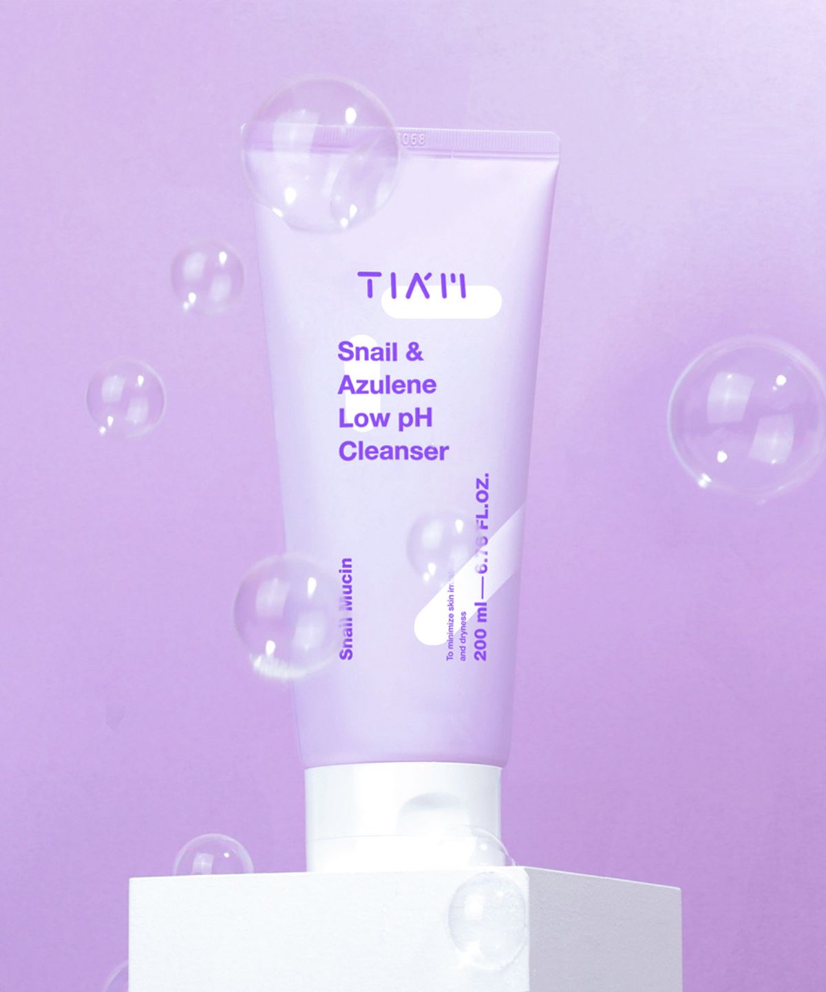티암(TIAM) 스네일&아줄렌 약산성 클렌저 200ml