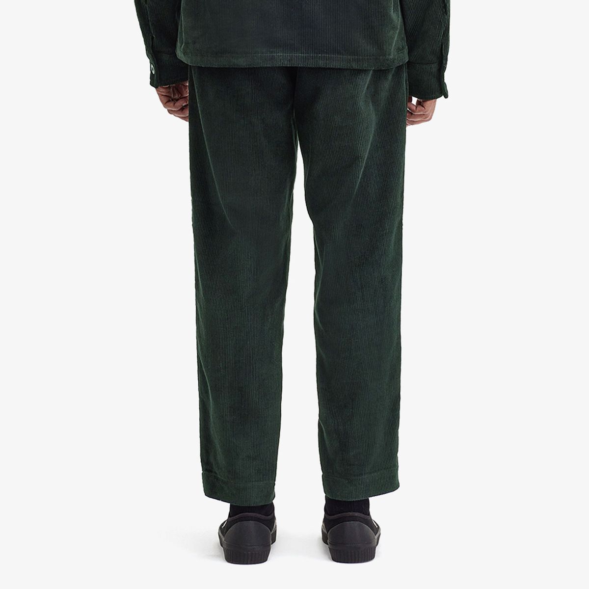 프레드페리(FRED PERRY) [Sharp] 테이퍼드 코듀로이 트라우저 - 나이트그린 AFPM2438511-Q20