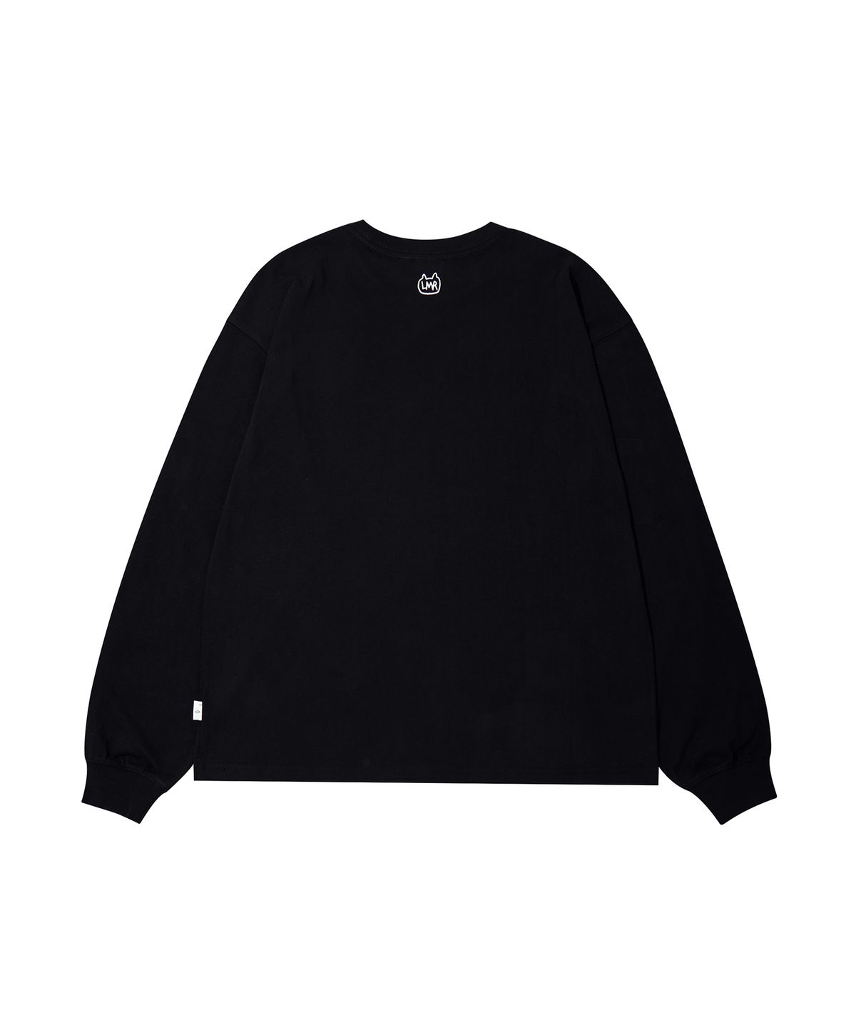 엘엠알(LMR) 레터링 로고 긴팔 티셔츠 BLACK