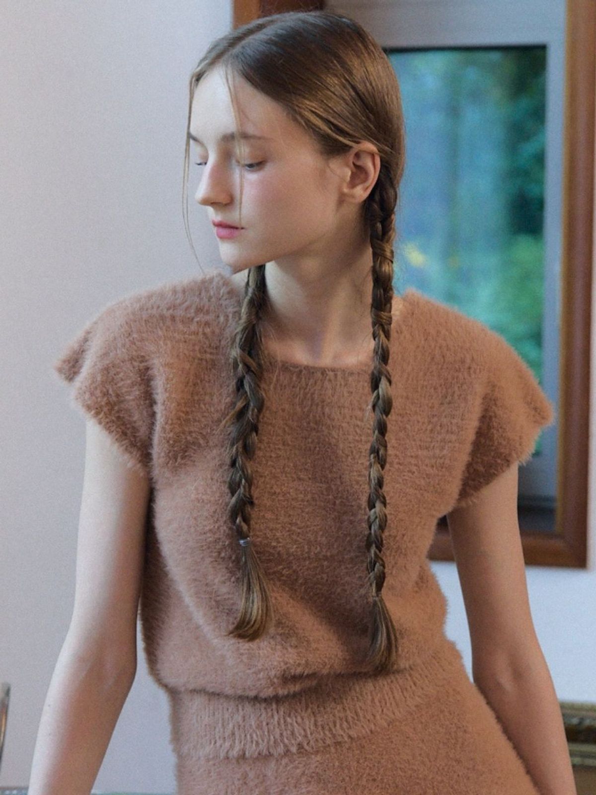 패브릭서울(FABRICSEOUL) adorable cozy knit top