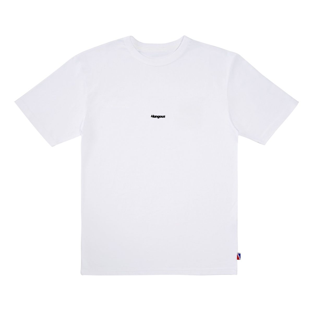 행아웃(HANGOUT) X 스콧 바버샵 티셔츠 (화이트)