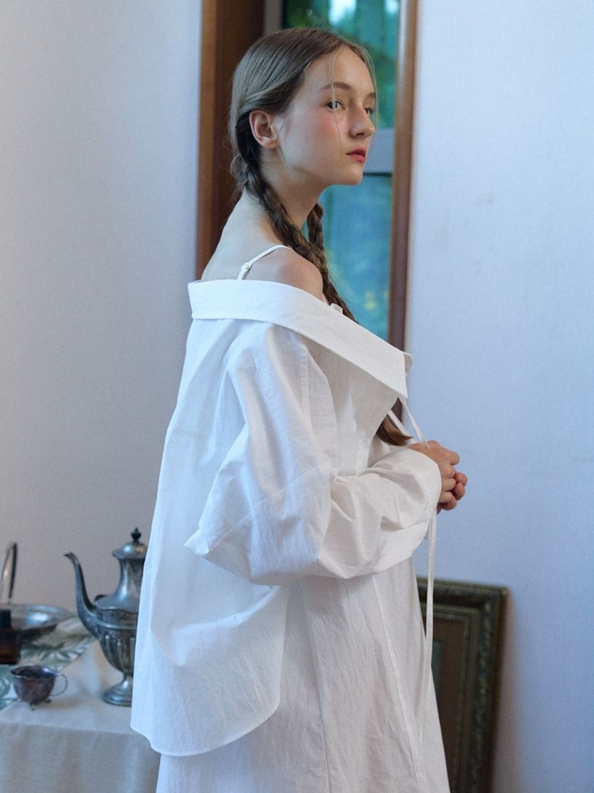 패브릭서울(FABRICSEOUL) sweet bolero shirts_ivory
