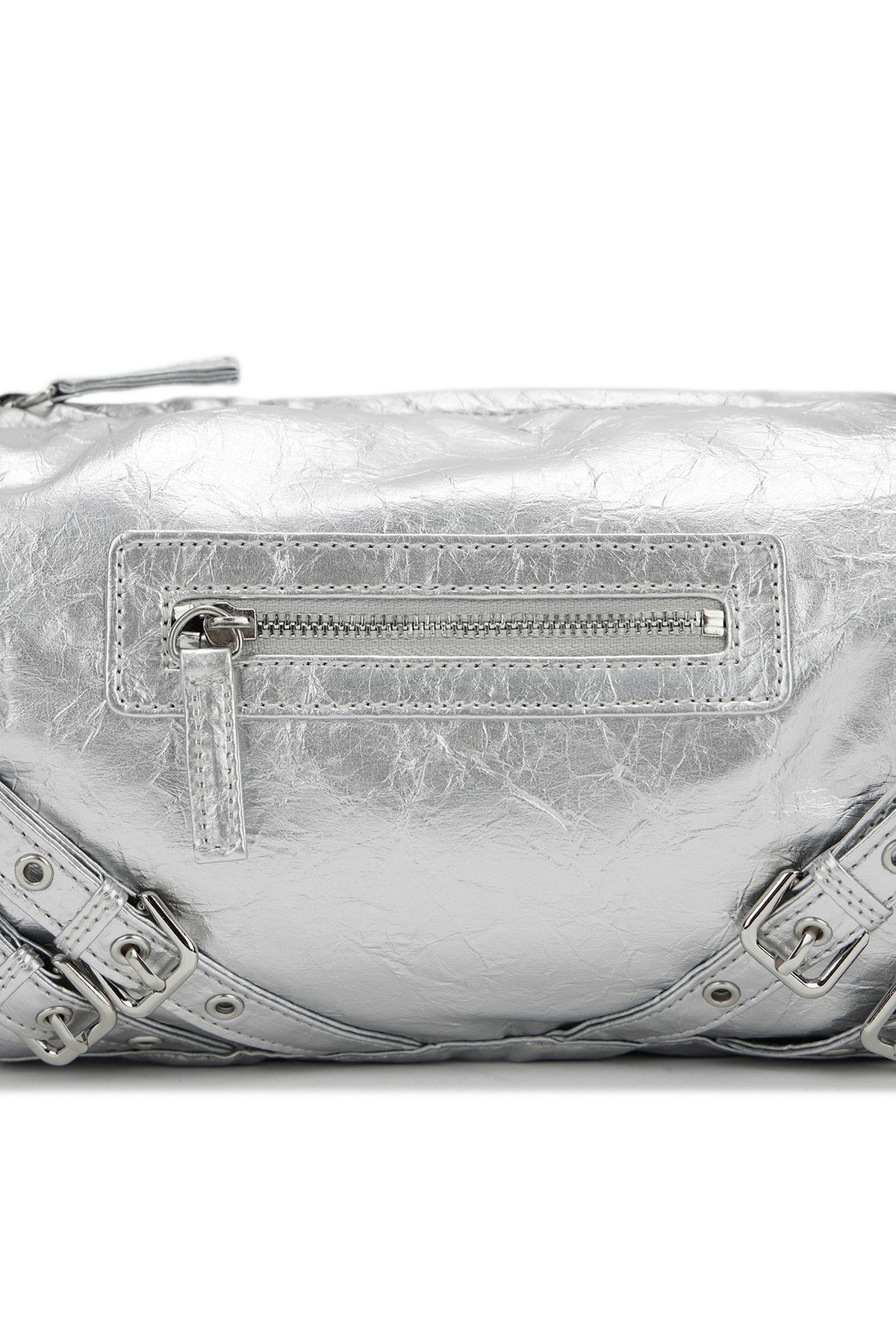 다이닛(DEINET) STUD POCKET BAG IN SILVER