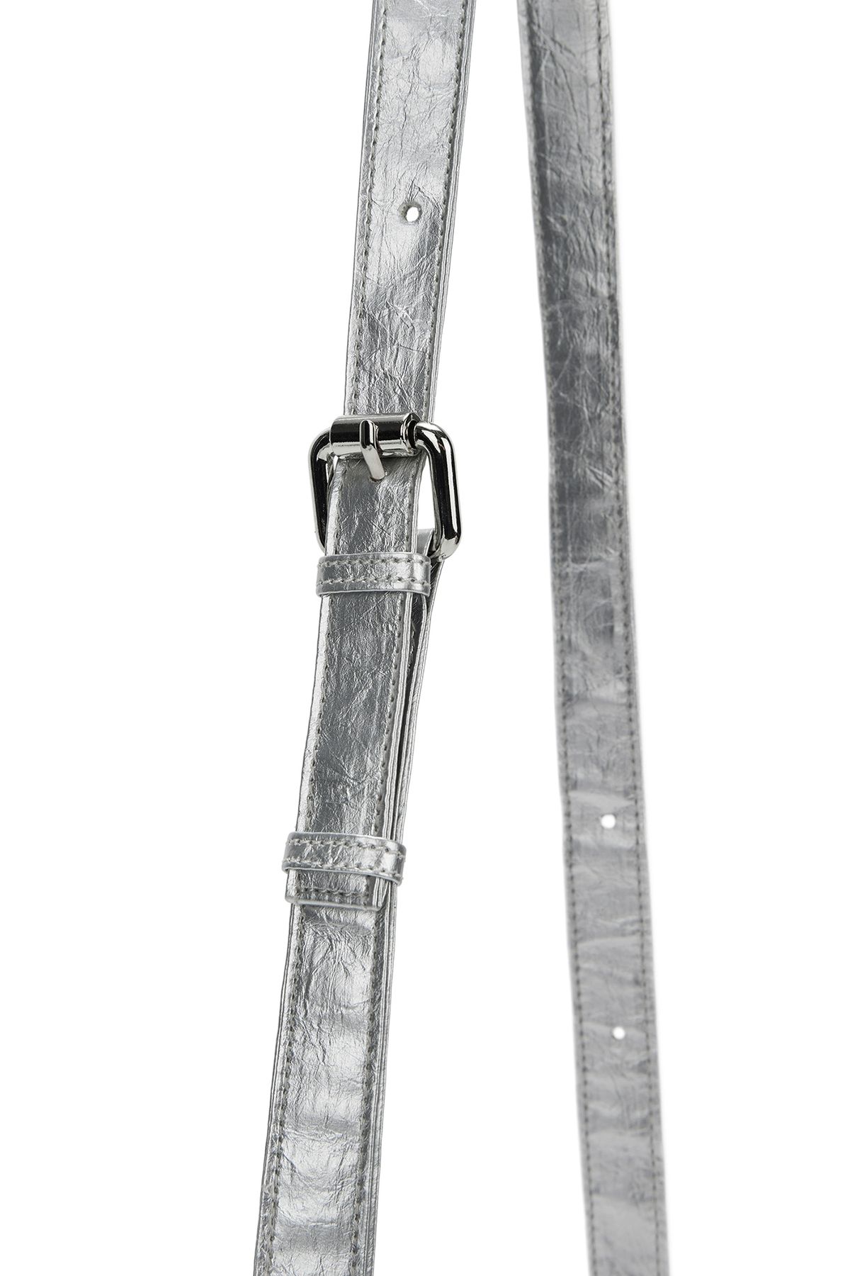 다이닛(DEINET) STUD POCKET BAG IN SILVER