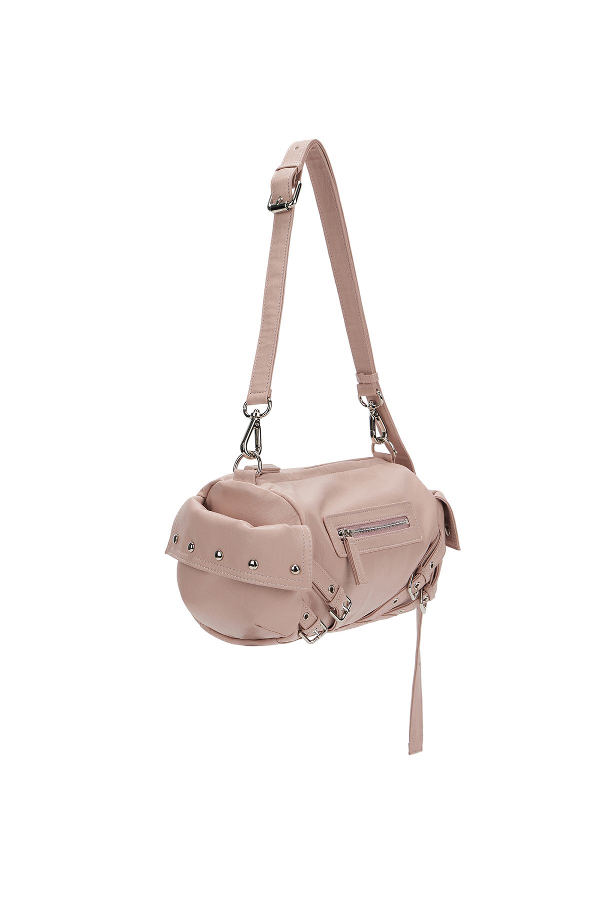 다이닛(DEINET) STUD POCKET BAG IN PINK