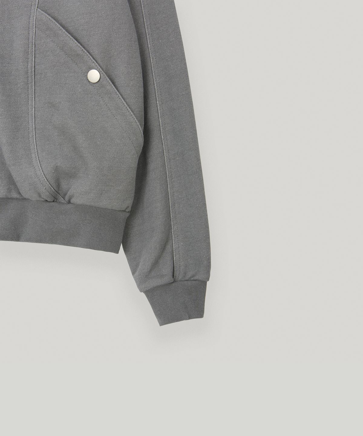유베이지(UBEIGE) 버터플라이 피그먼트 저지집업 (Gray)