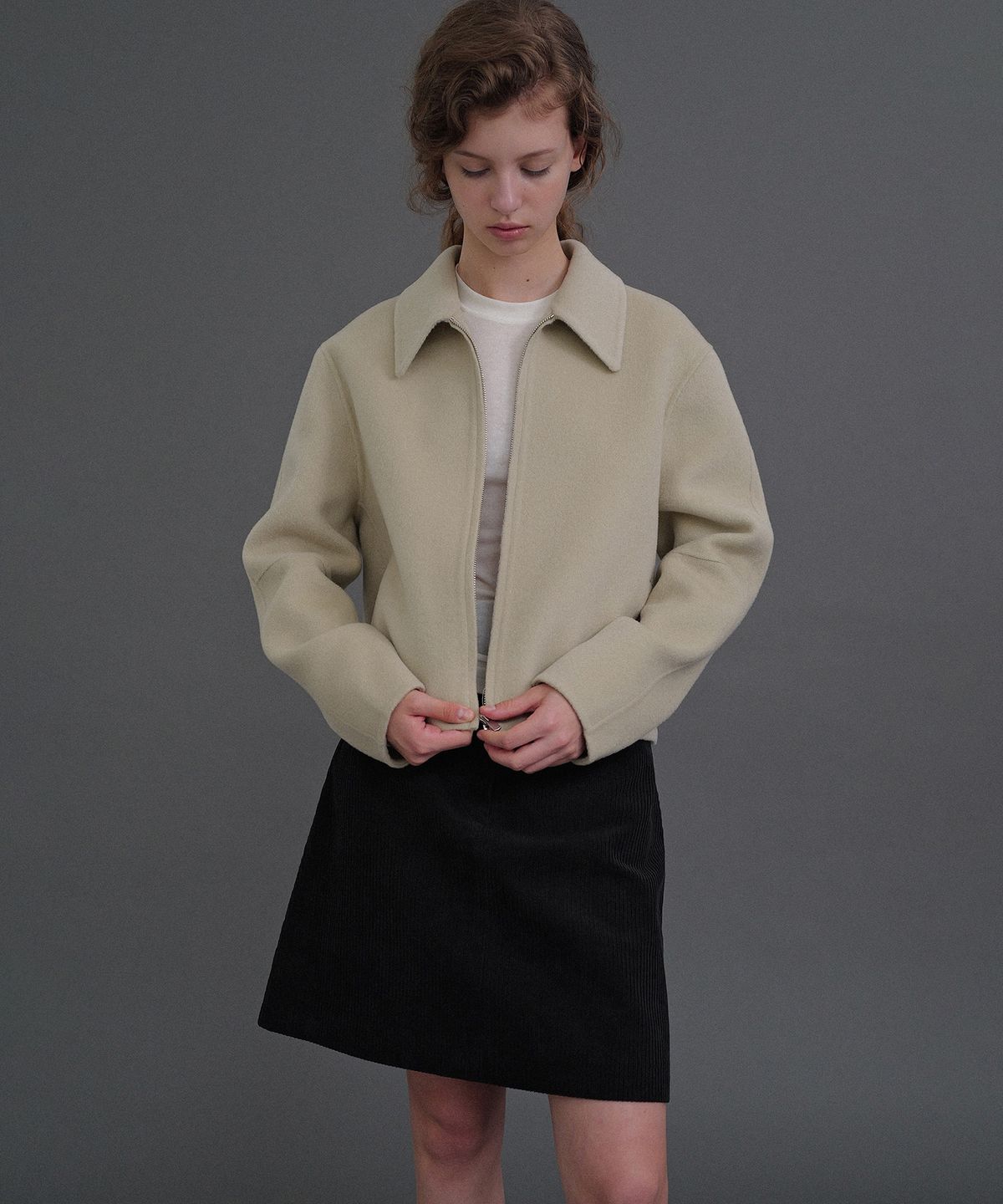 앤니즈(ANDNEEDS) Harri handmade jacket (light khaki)