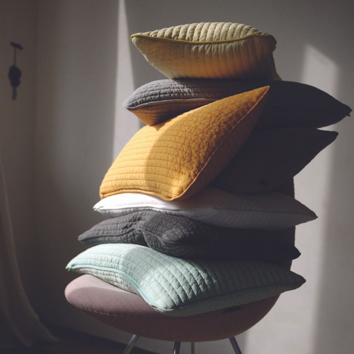 봄봄패브릭스(BOMBOM FABRICS) lining quilted pillow / 11colors