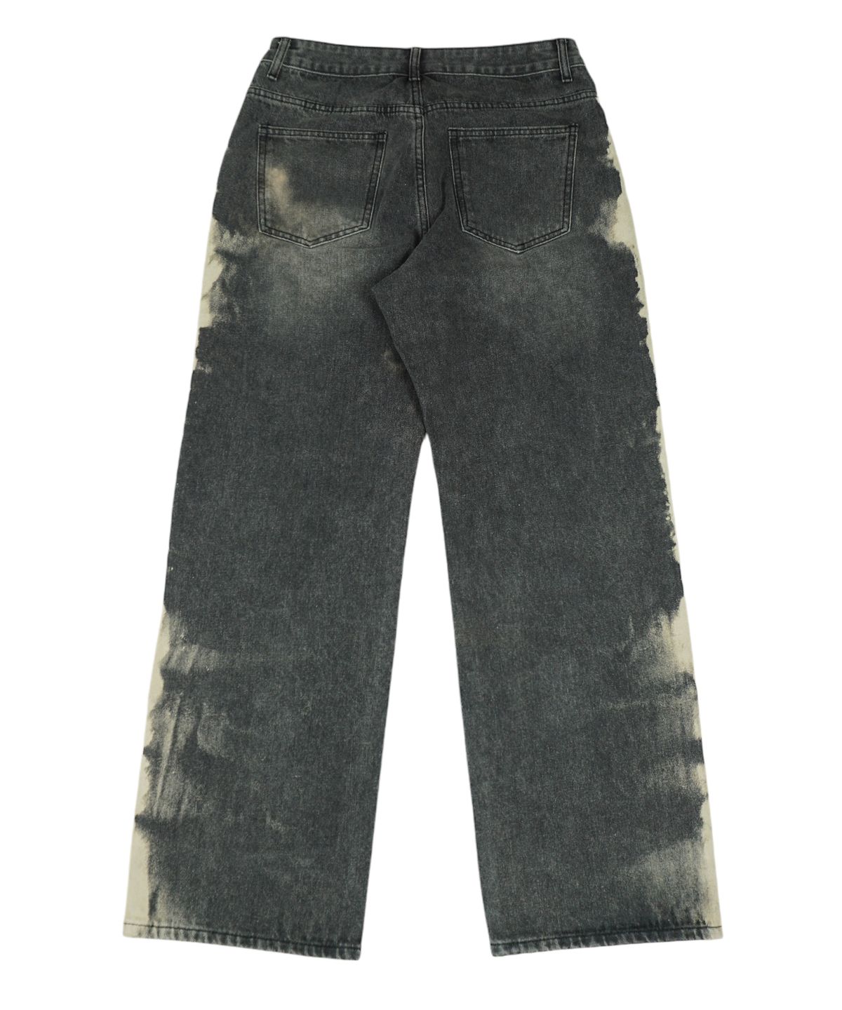 본슬리피(BORN SLIPPY) Addicted Side Line Denim Pants (Black)