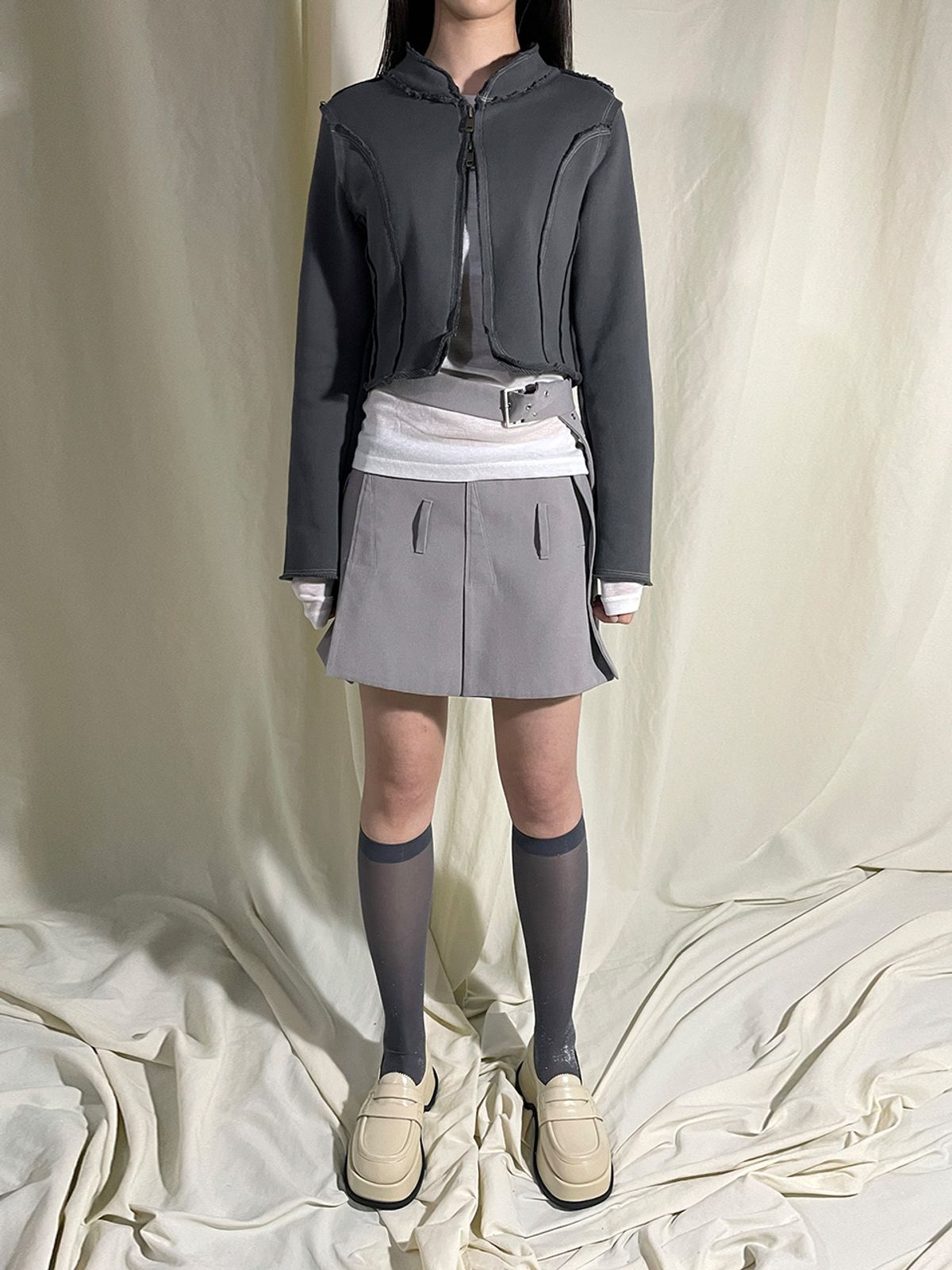 스틸레써디(STILLLETHARDY) RAW SEAM TRACK JACKET