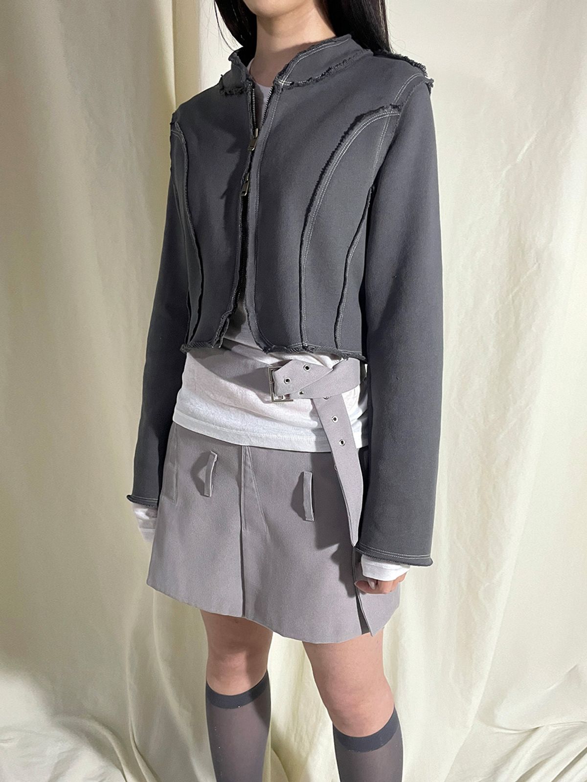 스틸레써디(STILLLETHARDY) RAW SEAM TRACK JACKET