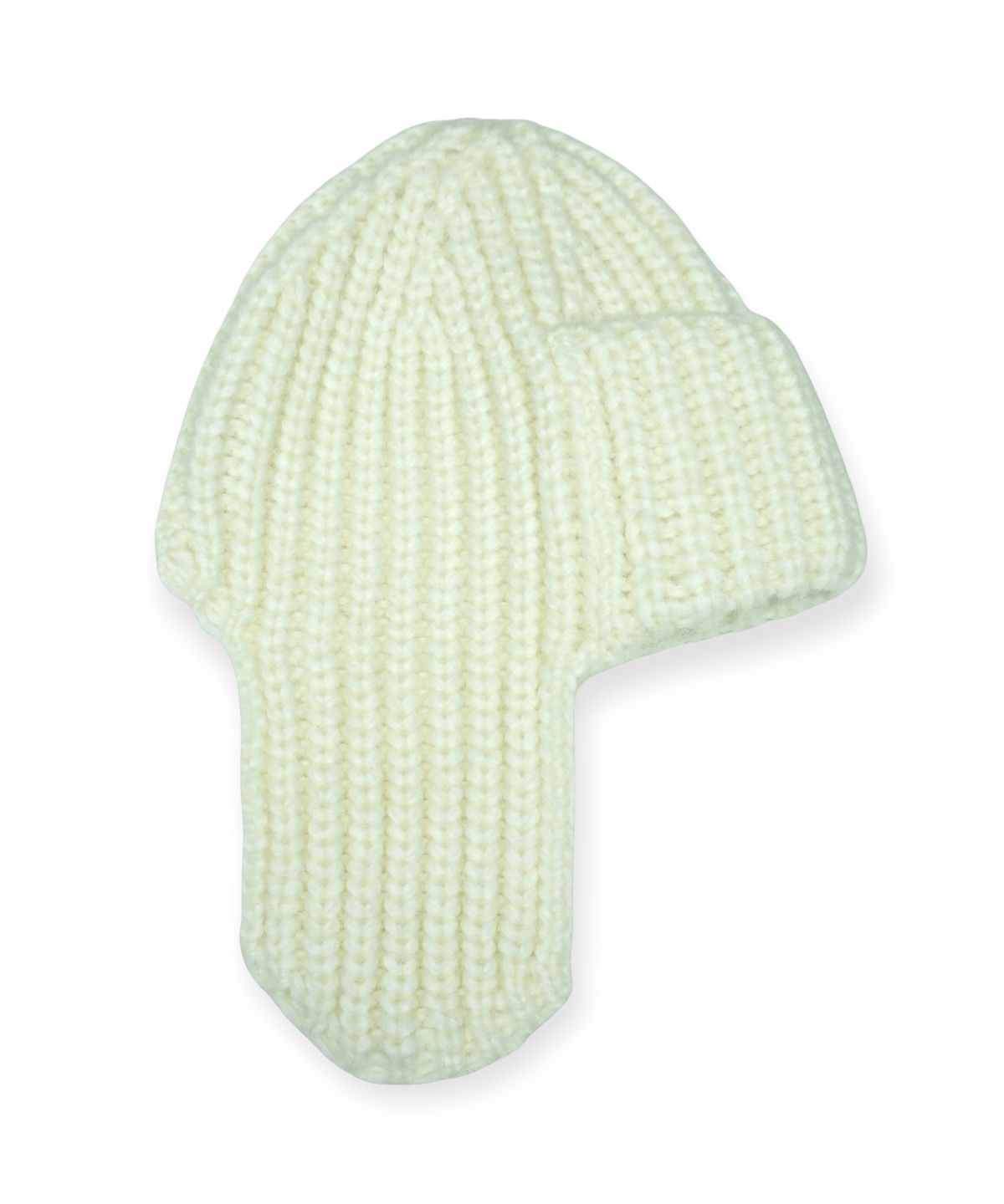 본슬리피(BORN SLIPPY) Soft Knit Trooper Hat (Ivory)