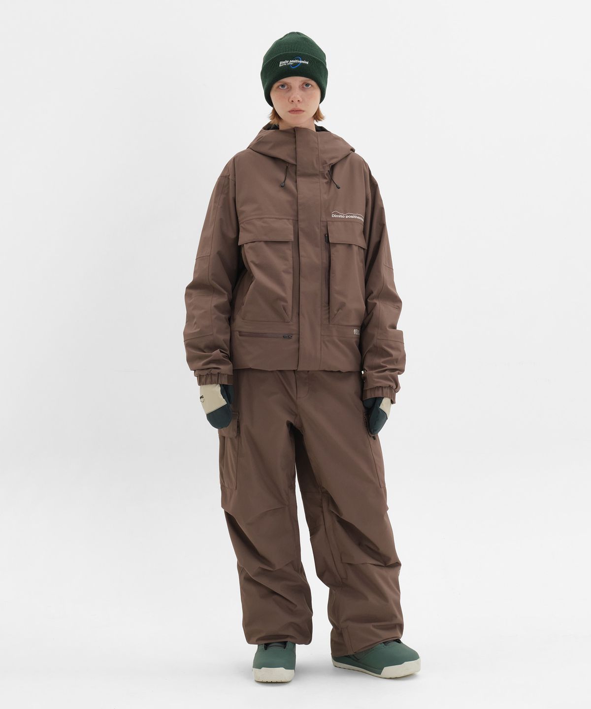 디미토(DIMITO) VARIANT OG PANTS DEEP BROWN