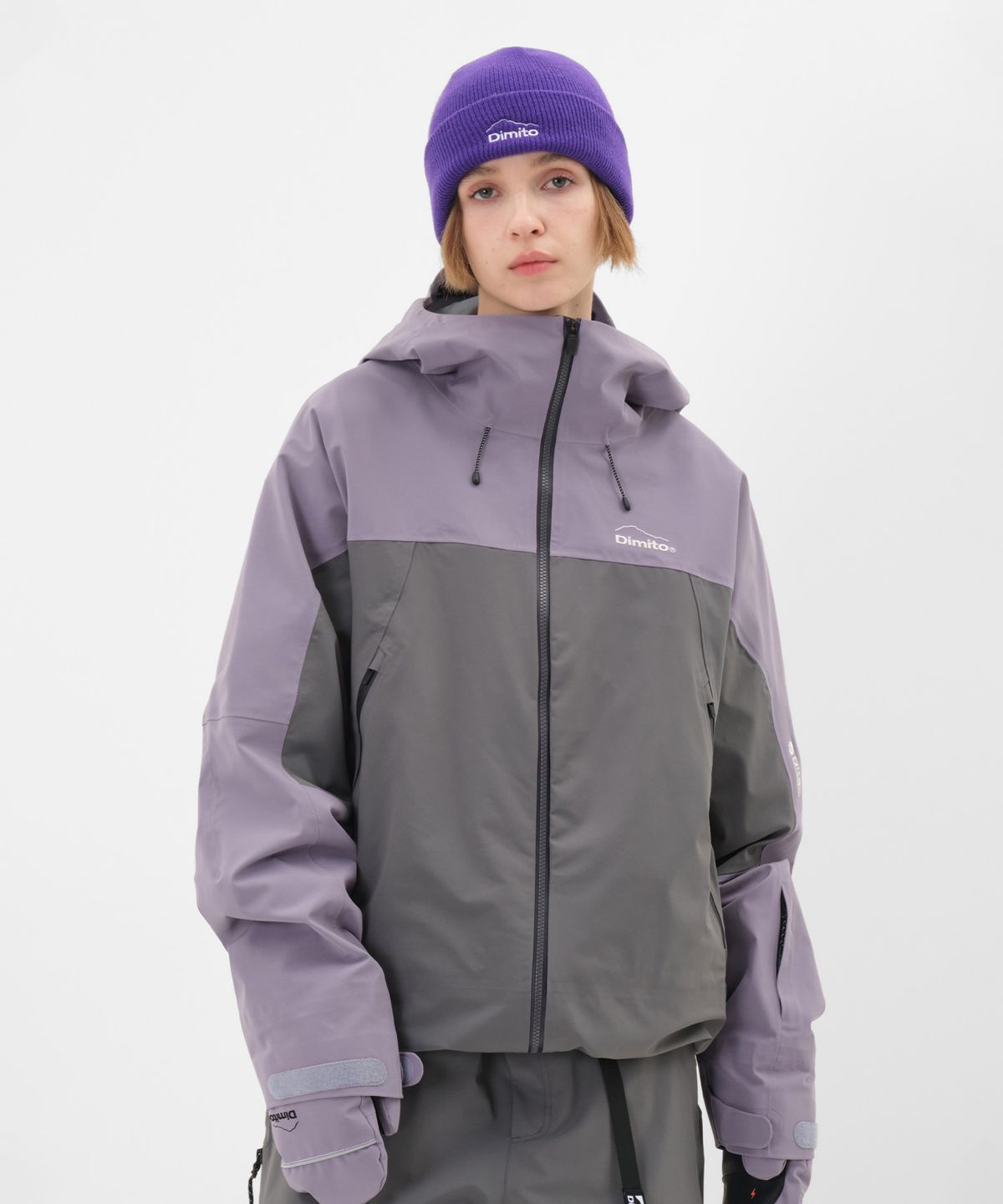 디미토(DIMITO) LEVEL OG 3L JACKET PURPLE SAGE