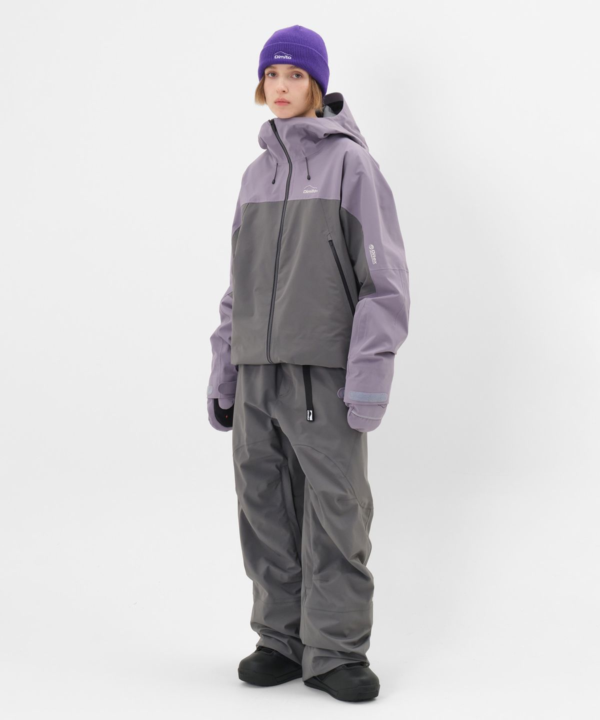 디미토(DIMITO) LEVEL OG 3L JACKET PURPLE SAGE