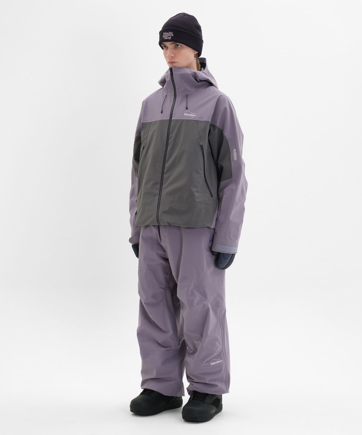 디미토(DIMITO) LEVEL OG 3L JACKET PURPLE SAGE