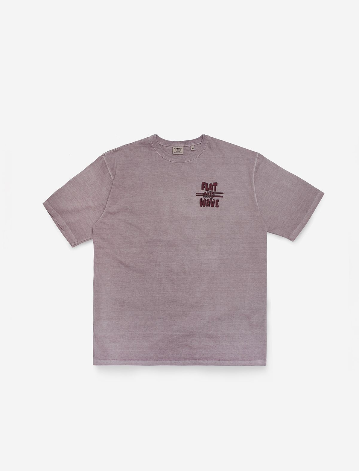 플랫웨이브 인 서울(FLATWAVE IN SEOUL) Kaii Pigment Dyeing T-shirt Purple