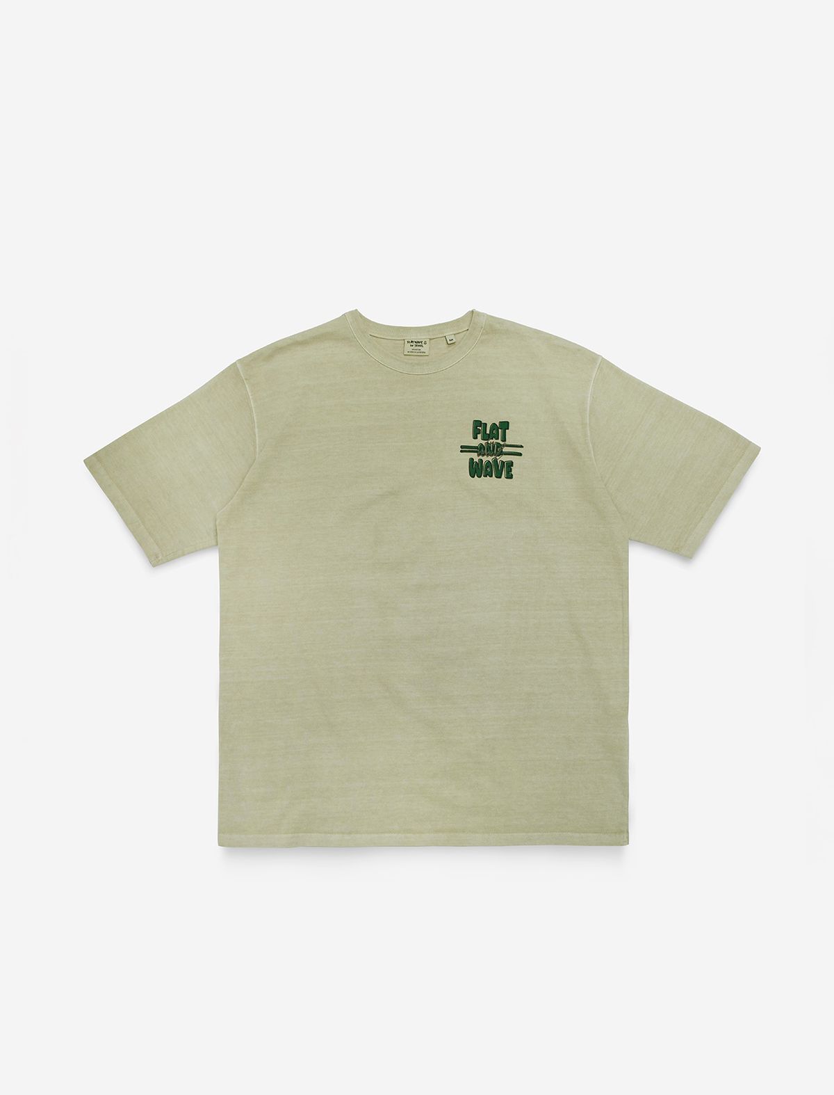 플랫웨이브 인 서울(FLATWAVE IN SEOUL) Kaii Pigment Dyeing T-shirt Biege