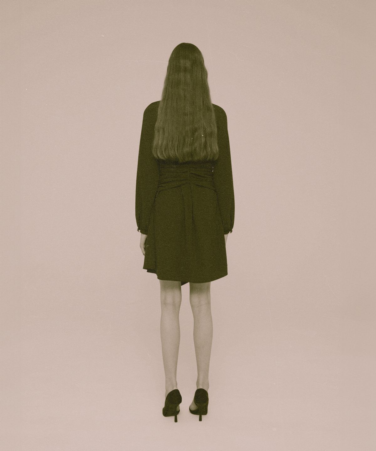 아이스가든에이오공팔(ICE GARDEN A.508) Tie Scarf Dress_Black