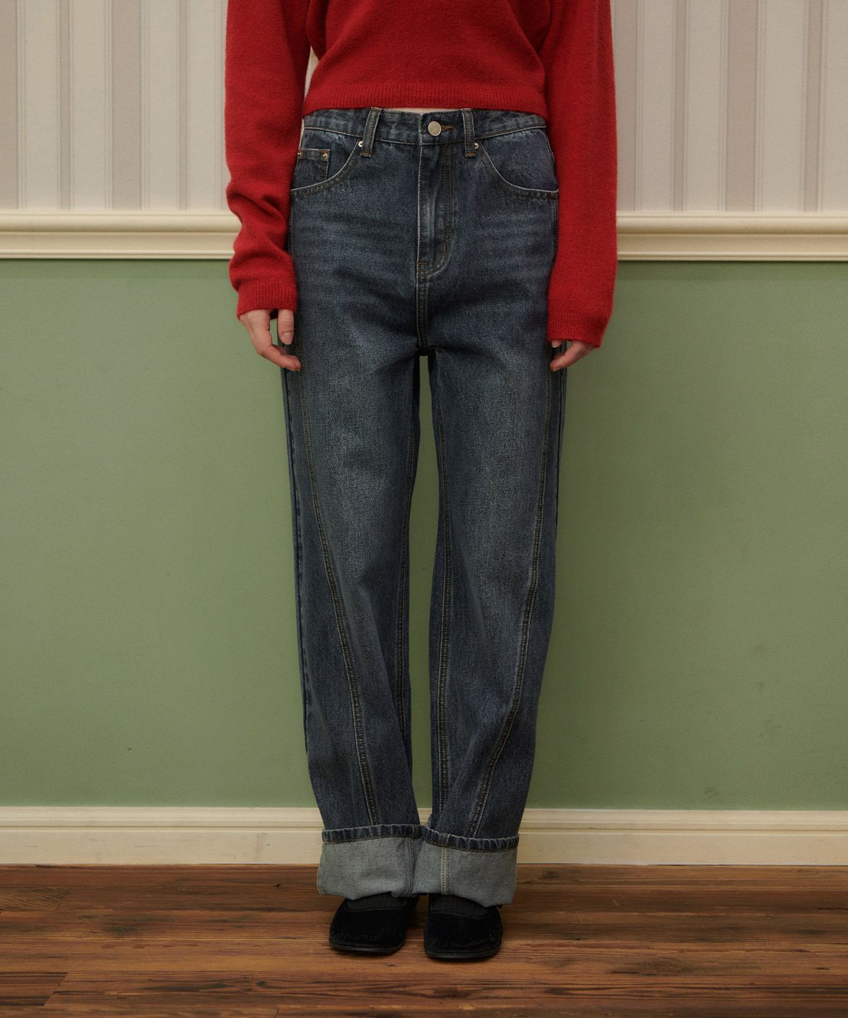 판도라핏(PANDORAFIT) [STRAIGHT] Adelina Jeans
