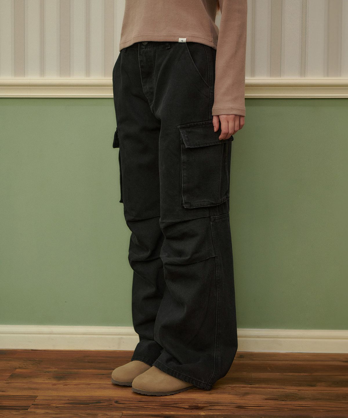 판도라핏(PANDORAFIT) [WIDE] Hyper Cargo Jeans
