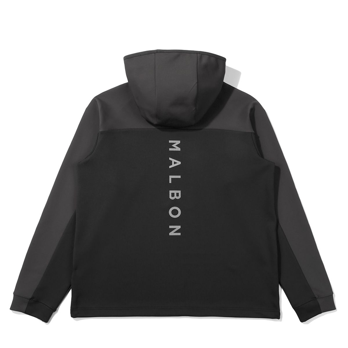 말본 골프(MALBON GOLF) 말본 컬러블럭 미드레이어 후드 BLACK (MAN)