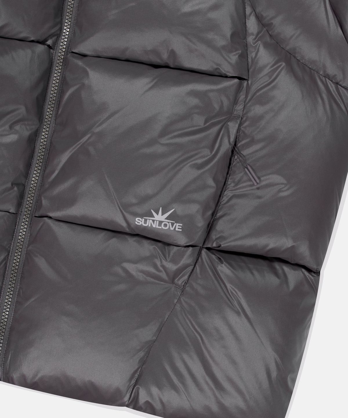 썬러브투어(SUNLOVETOUR) Toray Slice Down Jacket Grey