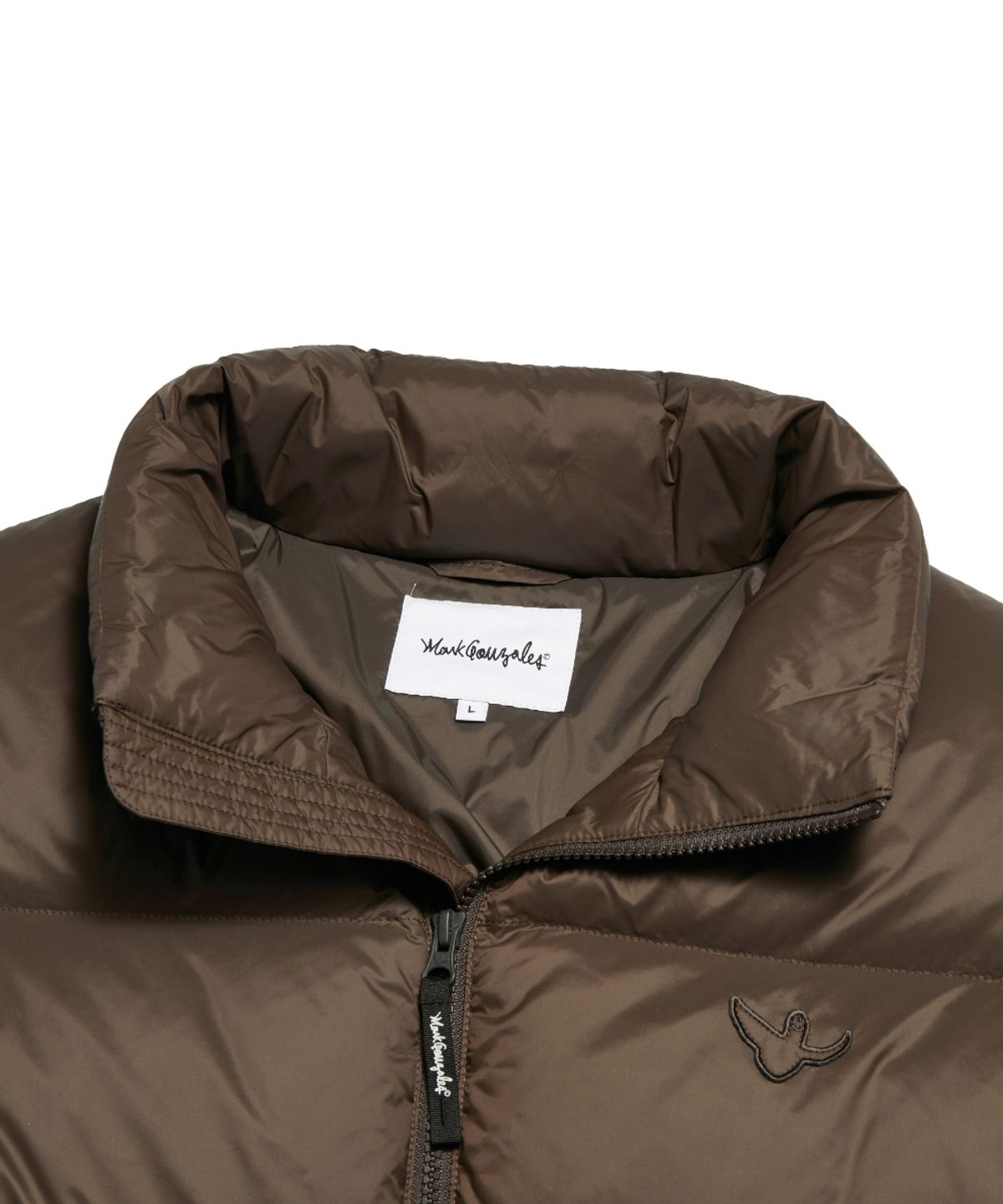 마크곤잘레스(MARK GONZALES) ANGEL SHORT PUFFER DOWN JACKET - D/BROWN