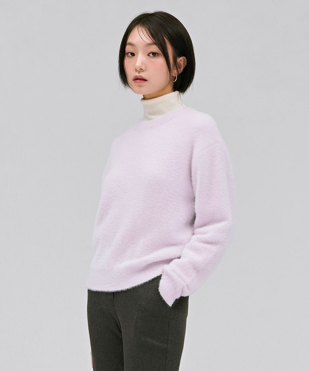 체이스컬트(CHASECULT) 여성 날개사 스웨터-퍼플