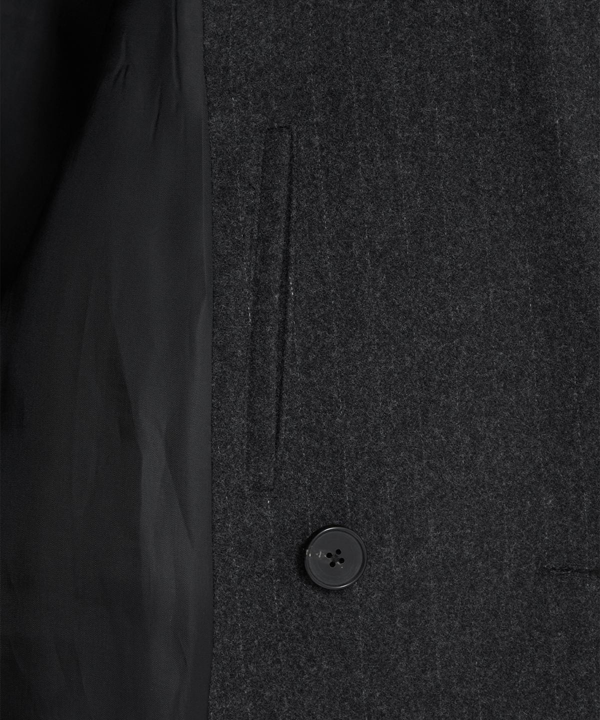 엘무드(LMOOD) 발렌티누스 더블 코트 그레이 스트라이프