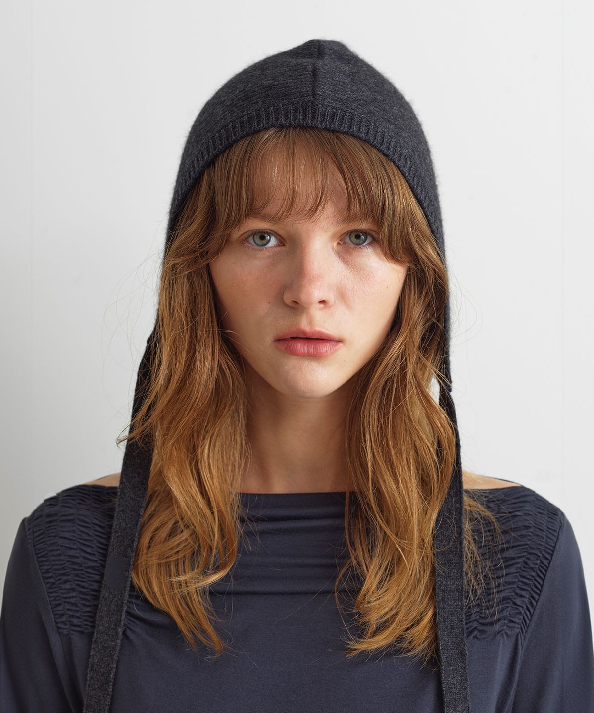 아옵트(AOPT) KNIT BONNET - CHARCOAL