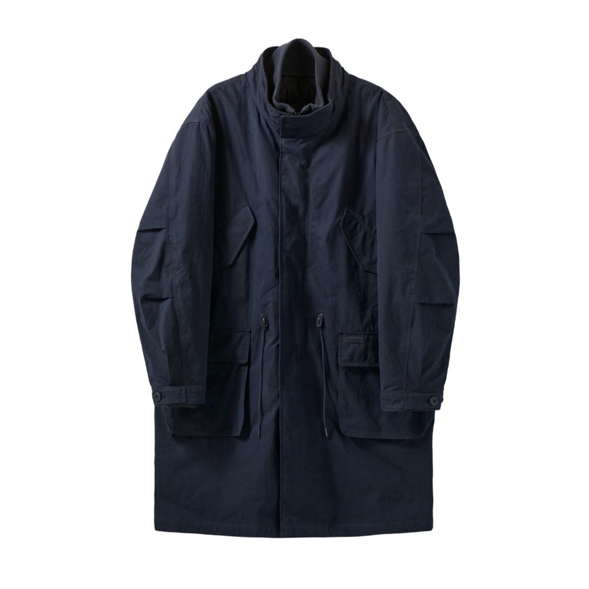 브롬톤 런던(BROMPTON LONDON) GREENFORD DETACHABLE LINER LONG FIELD JACKET - D/NAVY (P244MCT510)