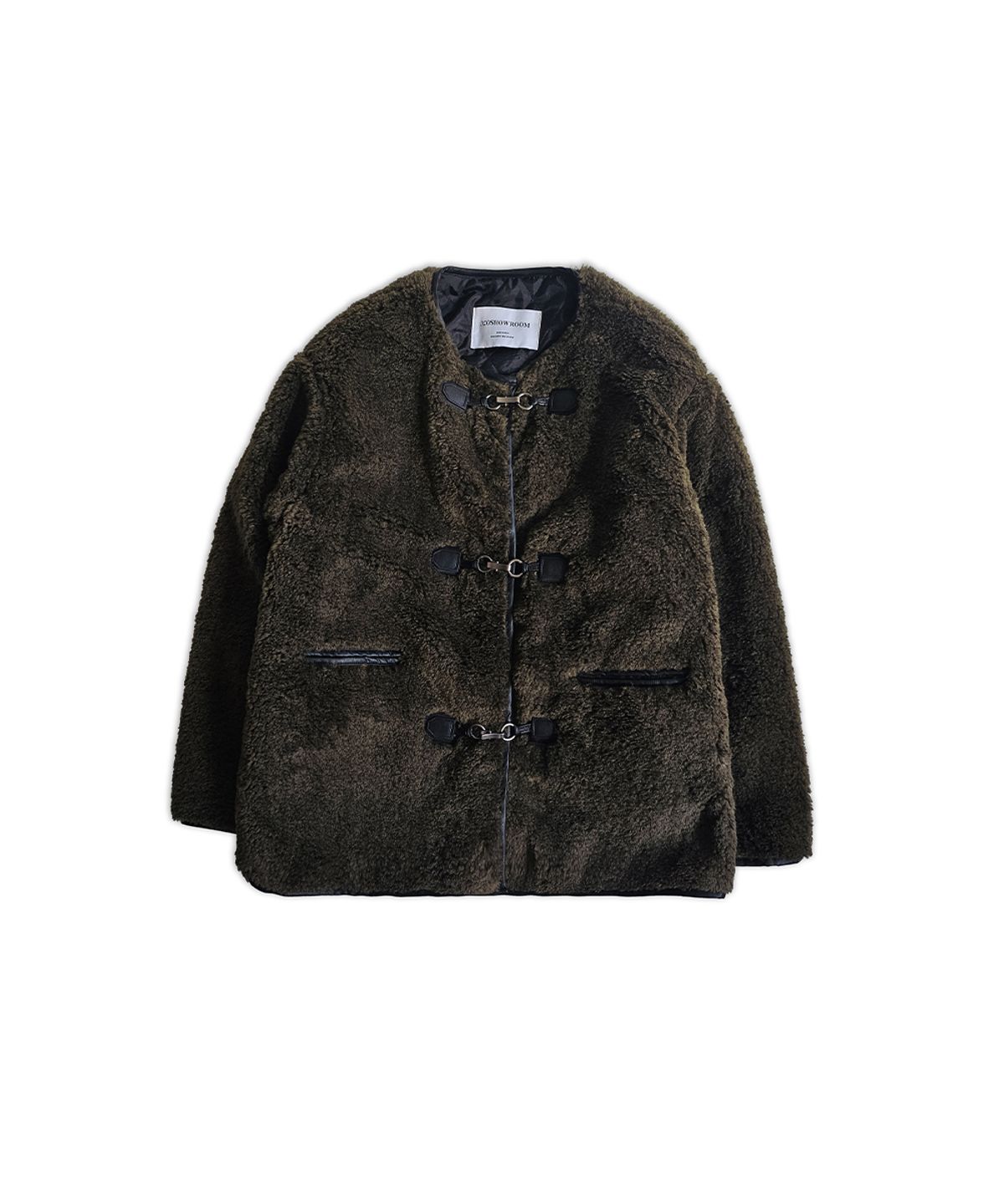 320쇼룸(320SHOWROOM) Superior Toggle Quilted Lining Fur Jacket Khaki