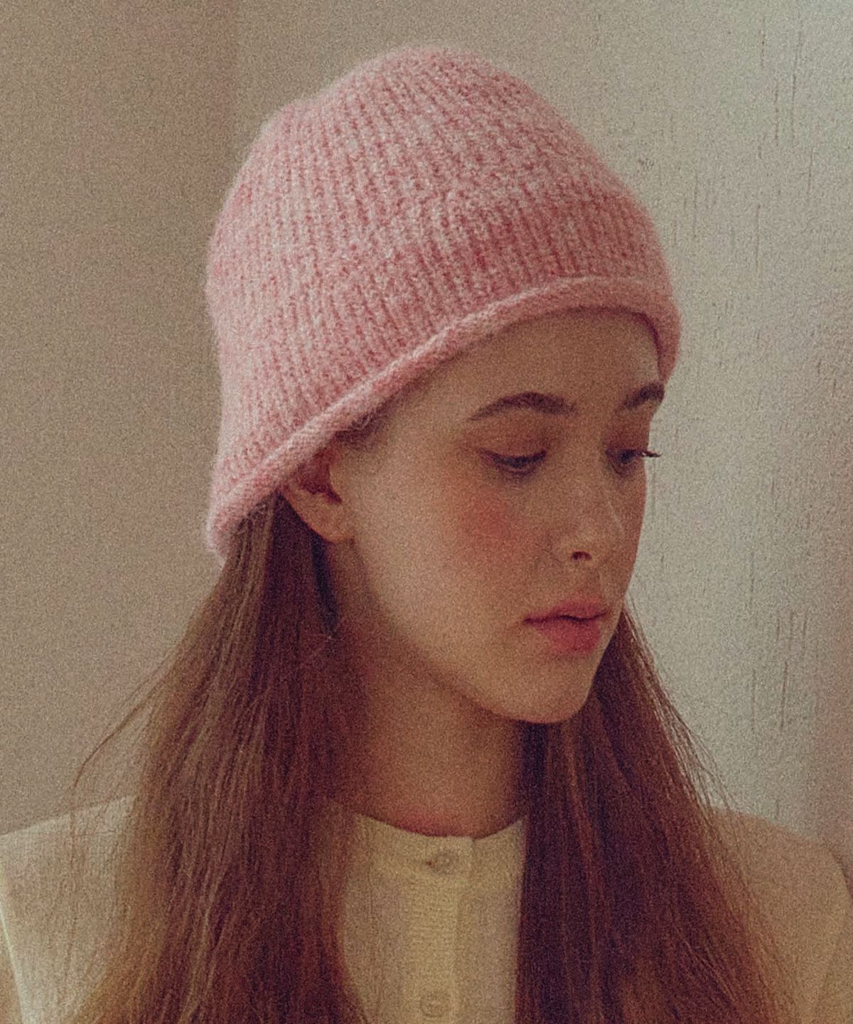 몰리스모먼트(MOLLY'S MOMENT) 헤어리 버킷햇_PINK