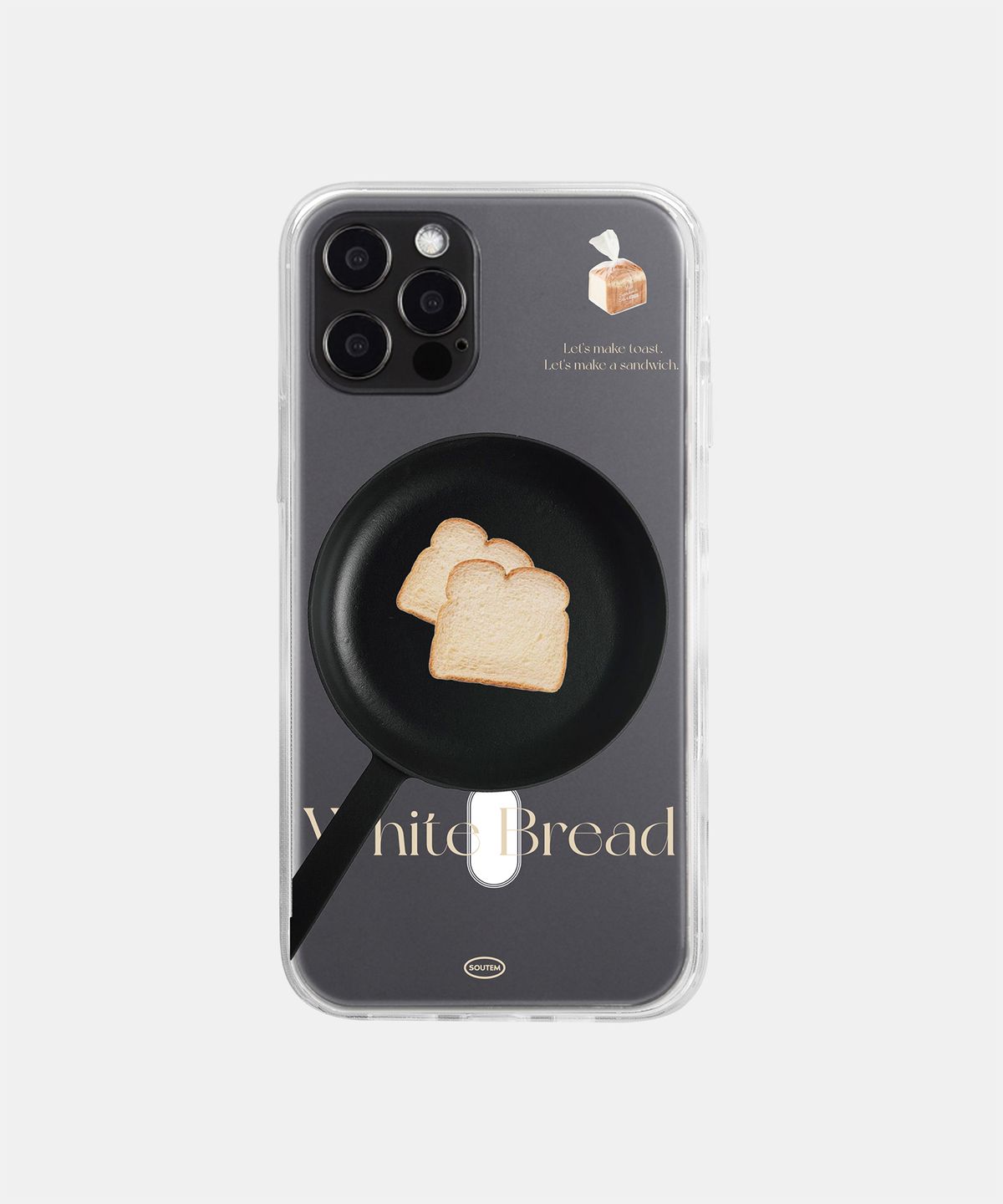 소유템(SOUTEM) [Magsafe] Snack Time Phone Case_Clear