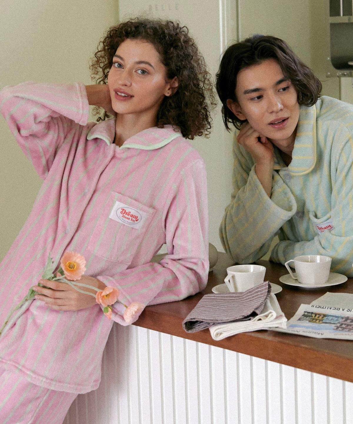 댑(DAB) 윈터 원더랜드 수면 잠옷세트 여성용