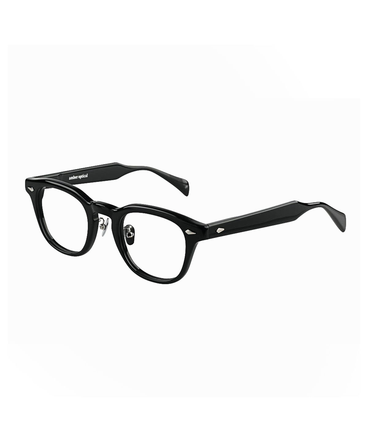 앰버옵티컬(AMBEROPTICAL) 레토 클래식 50 블랙 (메탈코받침)