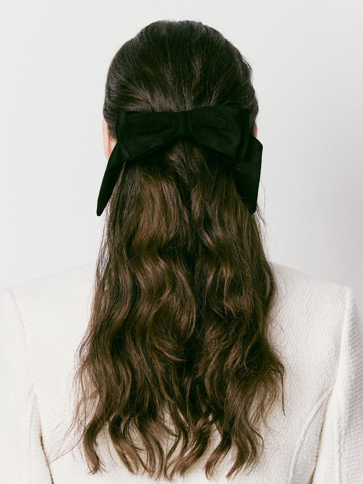 빈티지헐리우드(VINTAGE HOLLYWOOD) Suede Double Ribbon Hairpin_VH249OHB008M