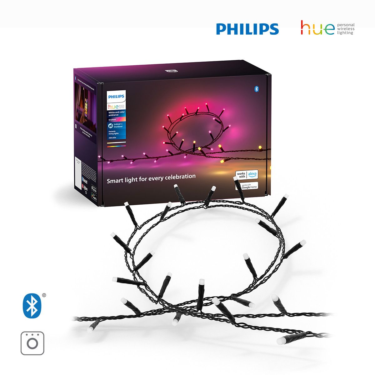 필립스 휴(PHILIPS HUE) 휴 화이트&컬러 페스타비아 스트링 트리조명 20m
