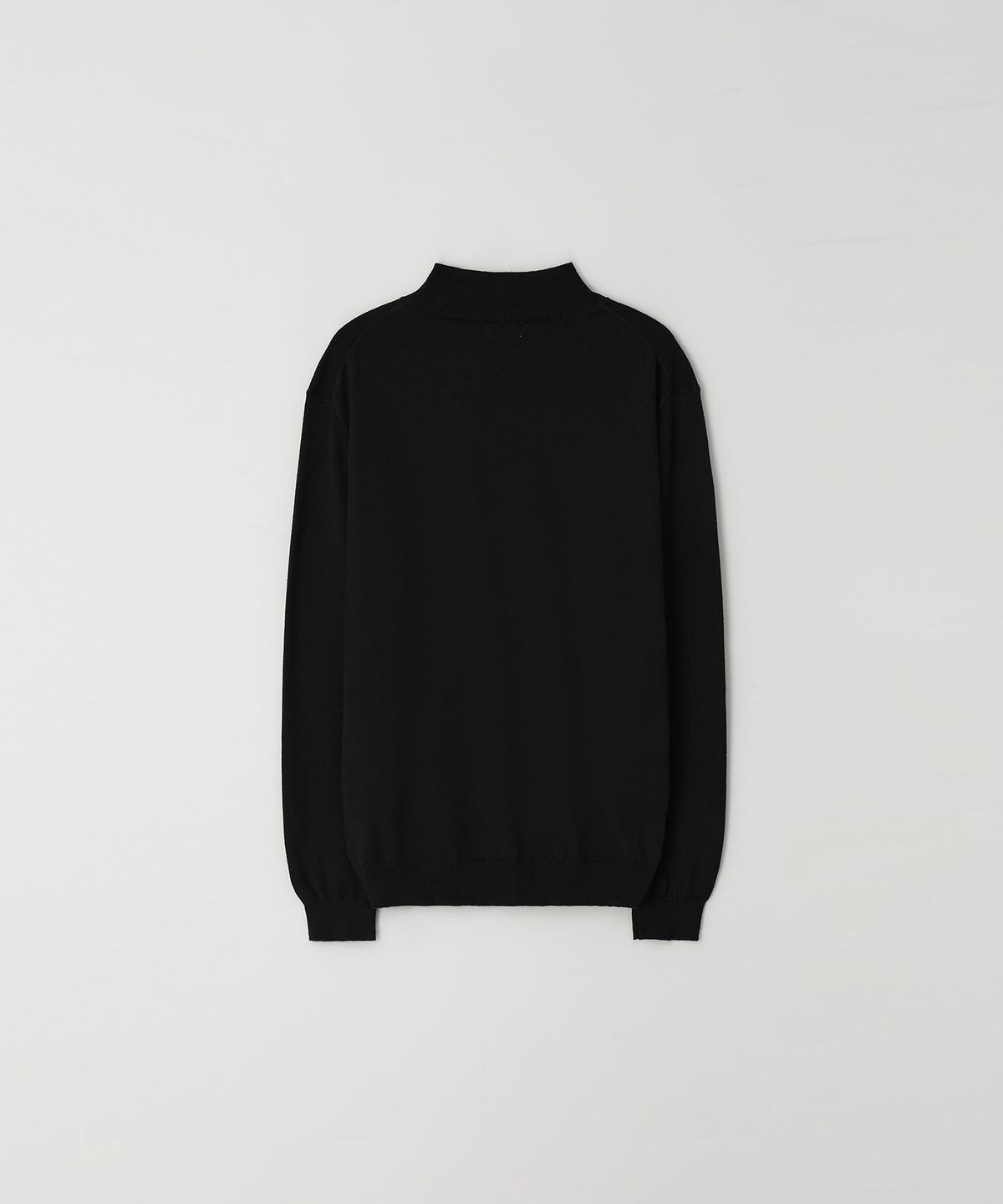 이지오(EZIO) Standard Fit Basic Half-Turtleneck_Black