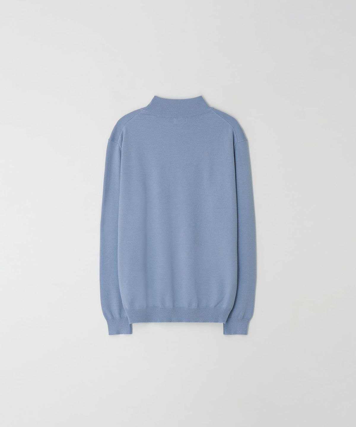 이지오(EZIO) Standard Fit Basic Half-Turtleneck_Sky Blue