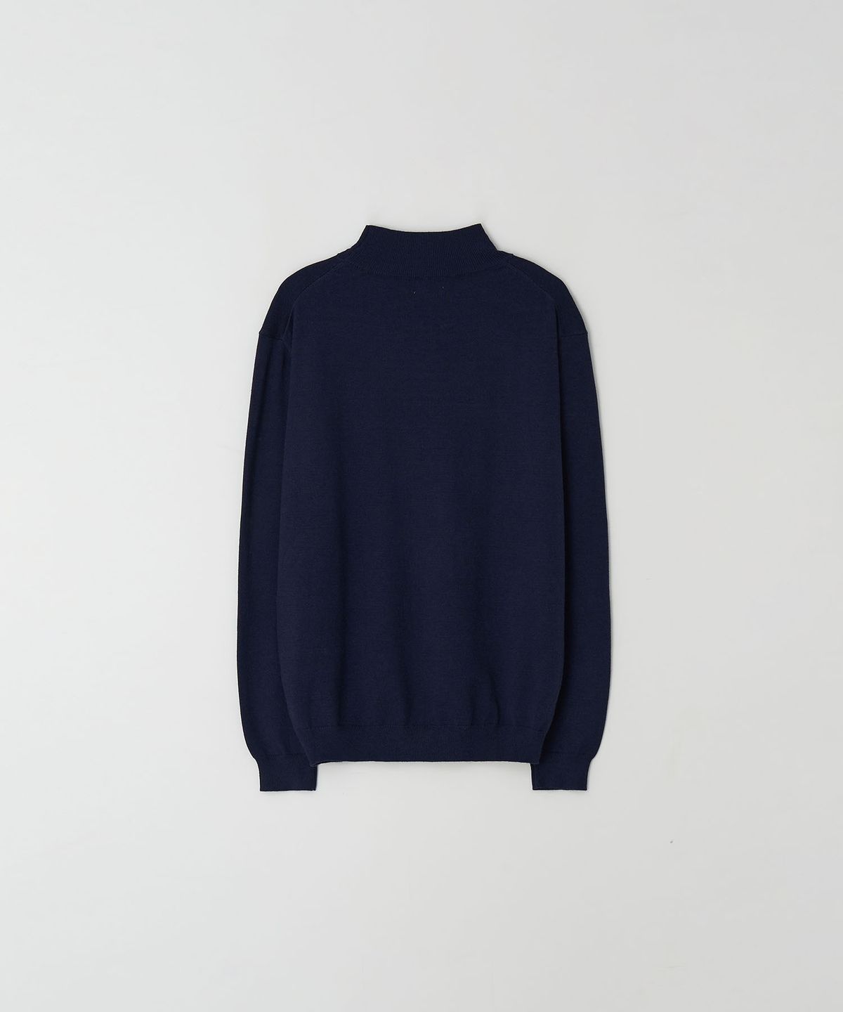 이지오(EZIO) Standard Fit Basic Half-Turtleneck_Navy