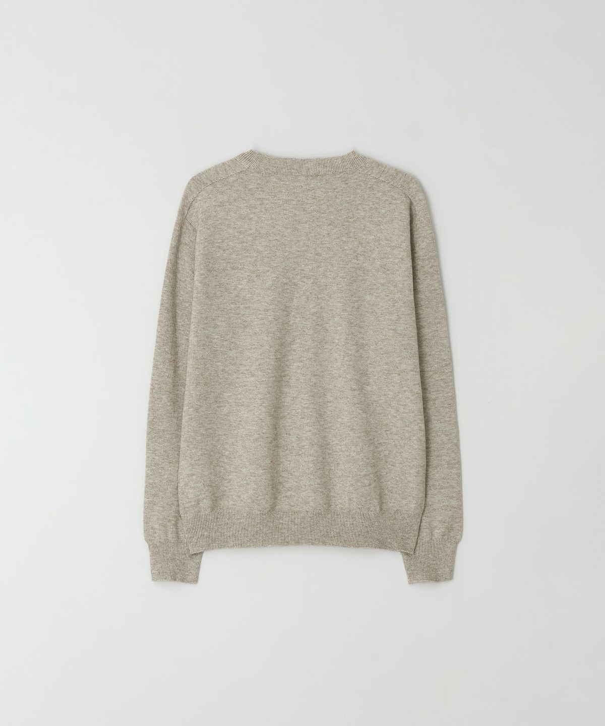 이지오(EZIO) Wholegarment Cashlike Round Knit_Beige