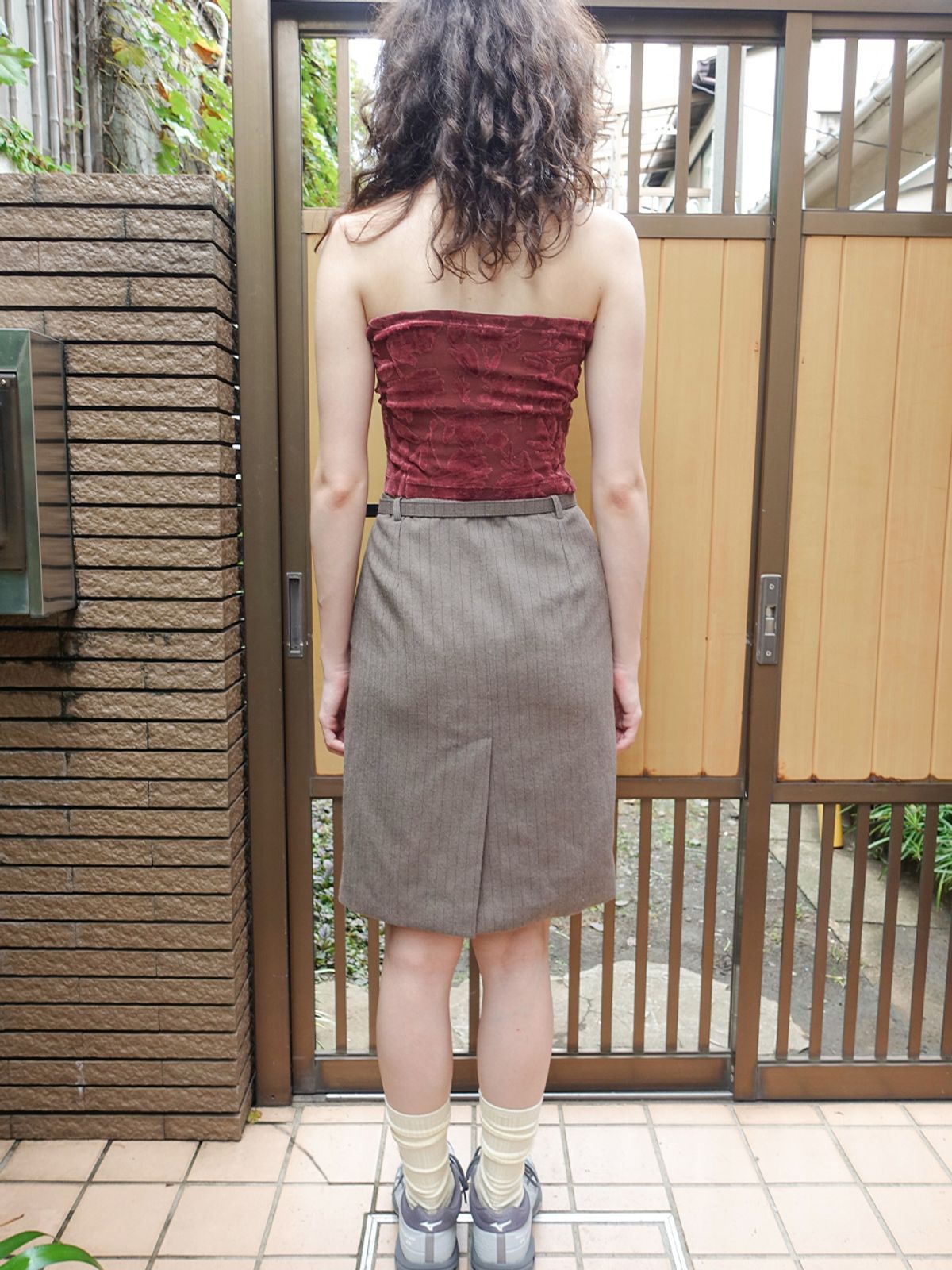 누아누(NUUANU) Nonoka Skirt_Grey