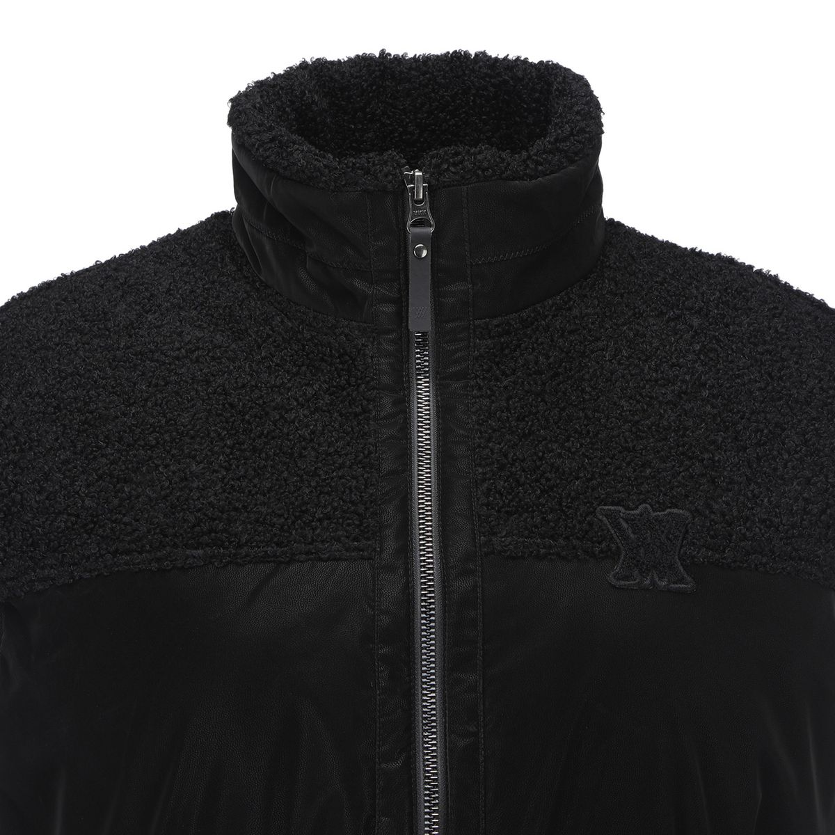 어뉴골프(ANEW GOLF) W BOUCLE PATCH DOWN VT_BK